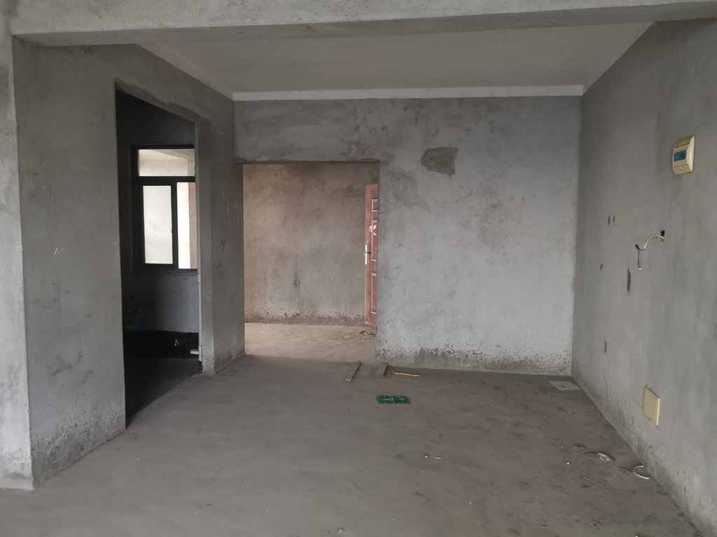 时代广场，新车站对面，毛坯大三房，送入户花园，高楼层，采光视野好，看房方便