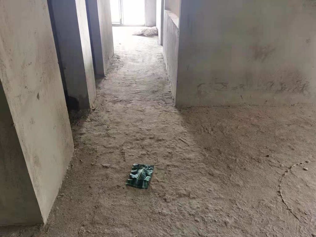 金域城邦毛坯小三房户型方正采光好