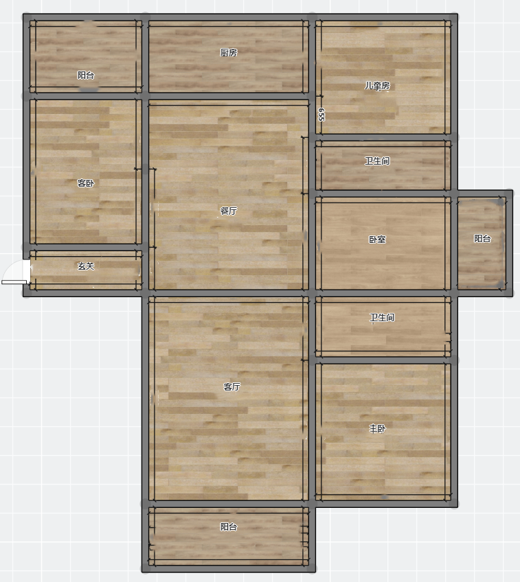 新城一号毛坯大四房户型好楼层佳三个阳台视野采光真是好读实验三小