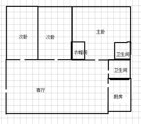 商城北门附近，实验 旁，好房出售！大三房