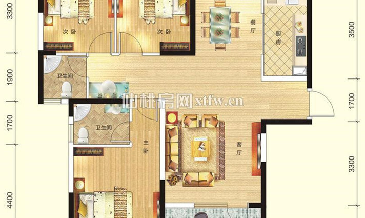 滨江星城看江滩滨江星城3室2厅老证南北通透诚心出售