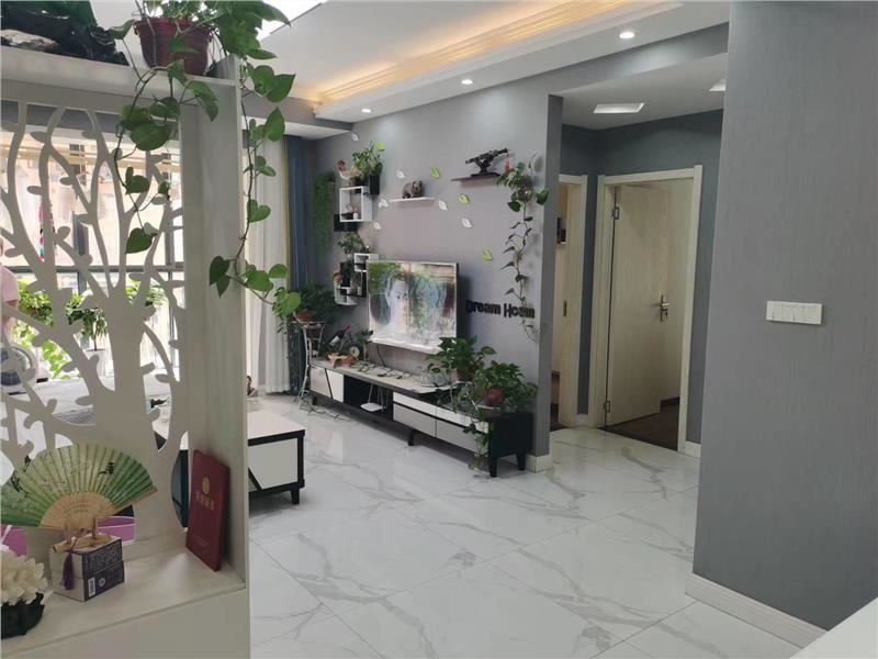 新二中对面森林国际城 全新精装修大两房 拎包即可入住好舒服