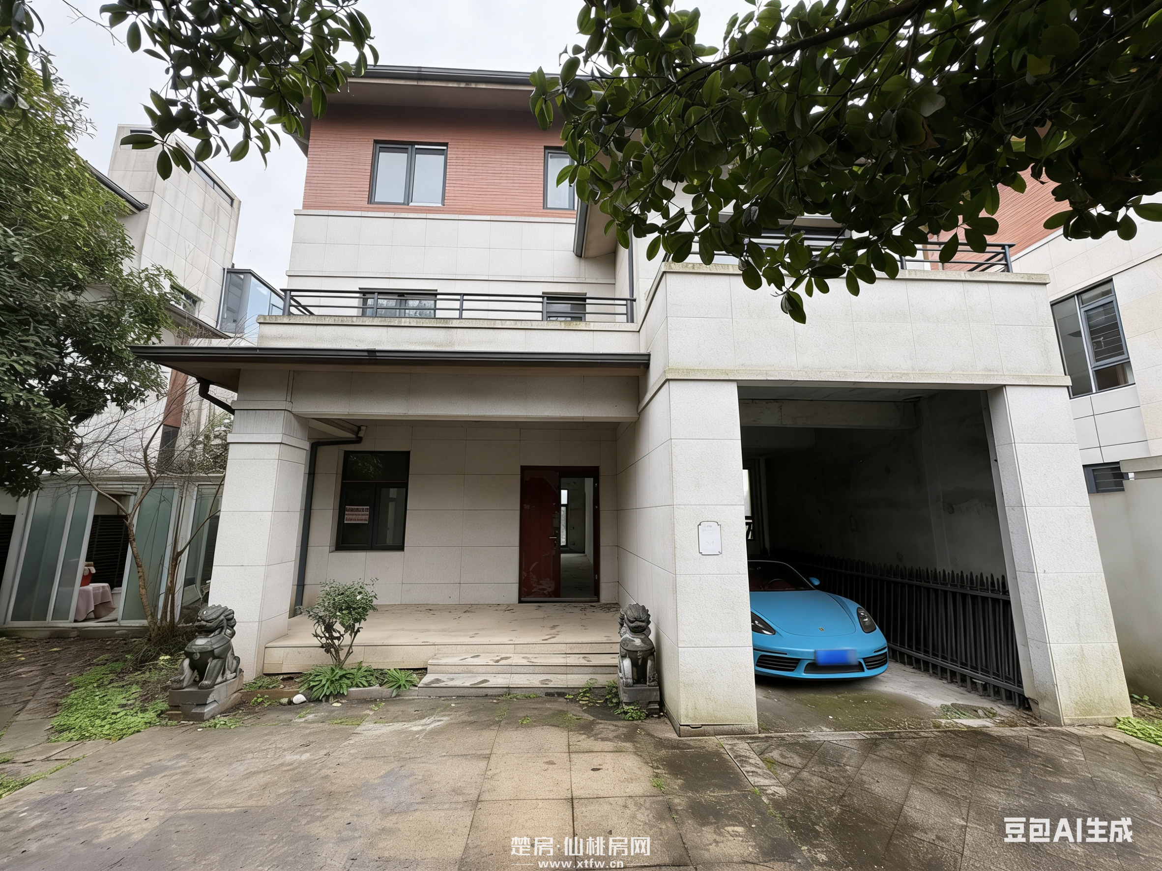 西郊庄园城西板块临湖庭院别墅带私家码头出售