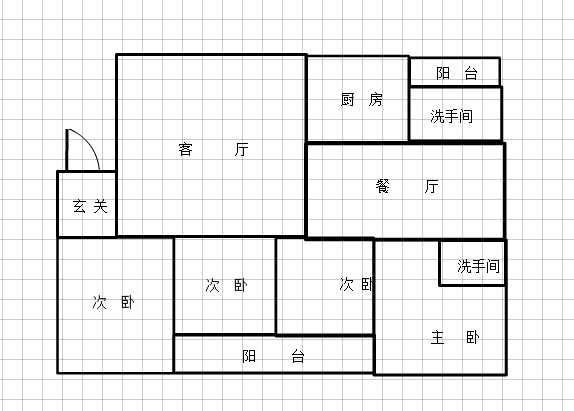仙桃大道武商商圈富融大厦旁桃苑楼181平大四房四房朝南大阳台适合大家庭居住