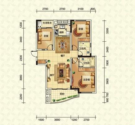 公园世家城东大盘环境好旁边四中读书方便公园环绕装修直接住