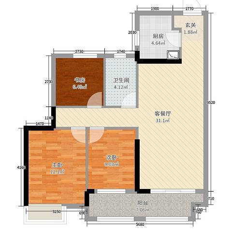 东城花园毛坯三房中间楼层户型方正房东诚意出售