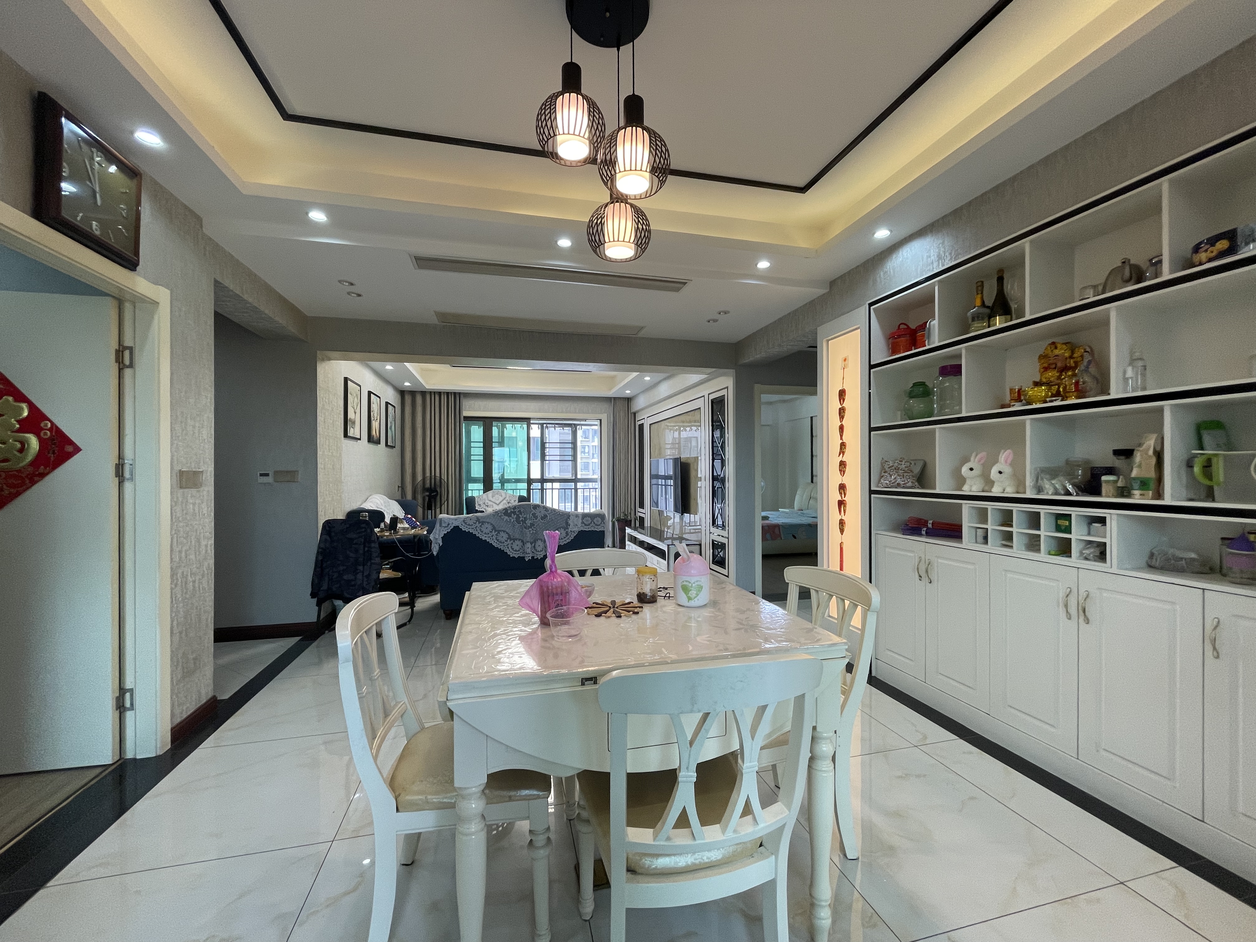 锦绣龙城城东电梯小高层装修9.9成新满二