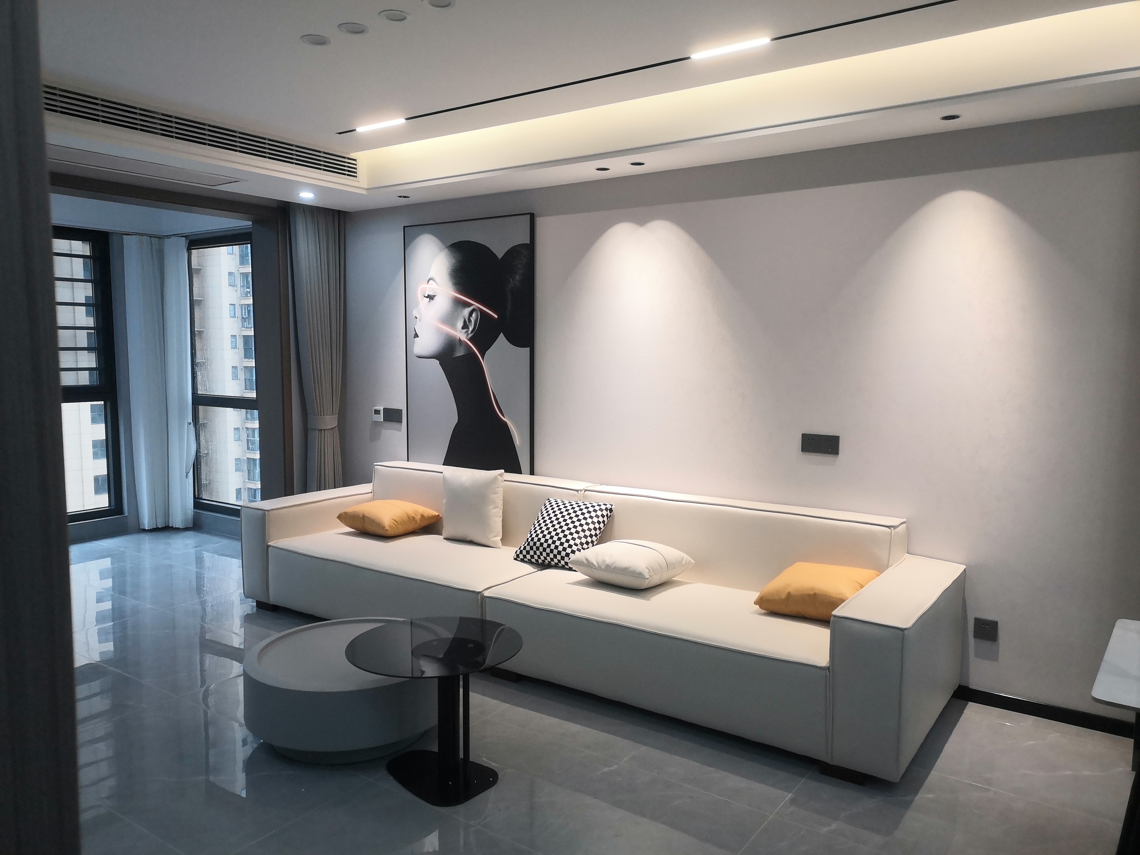 满庭春一百平小三房新装一天未住看房方便