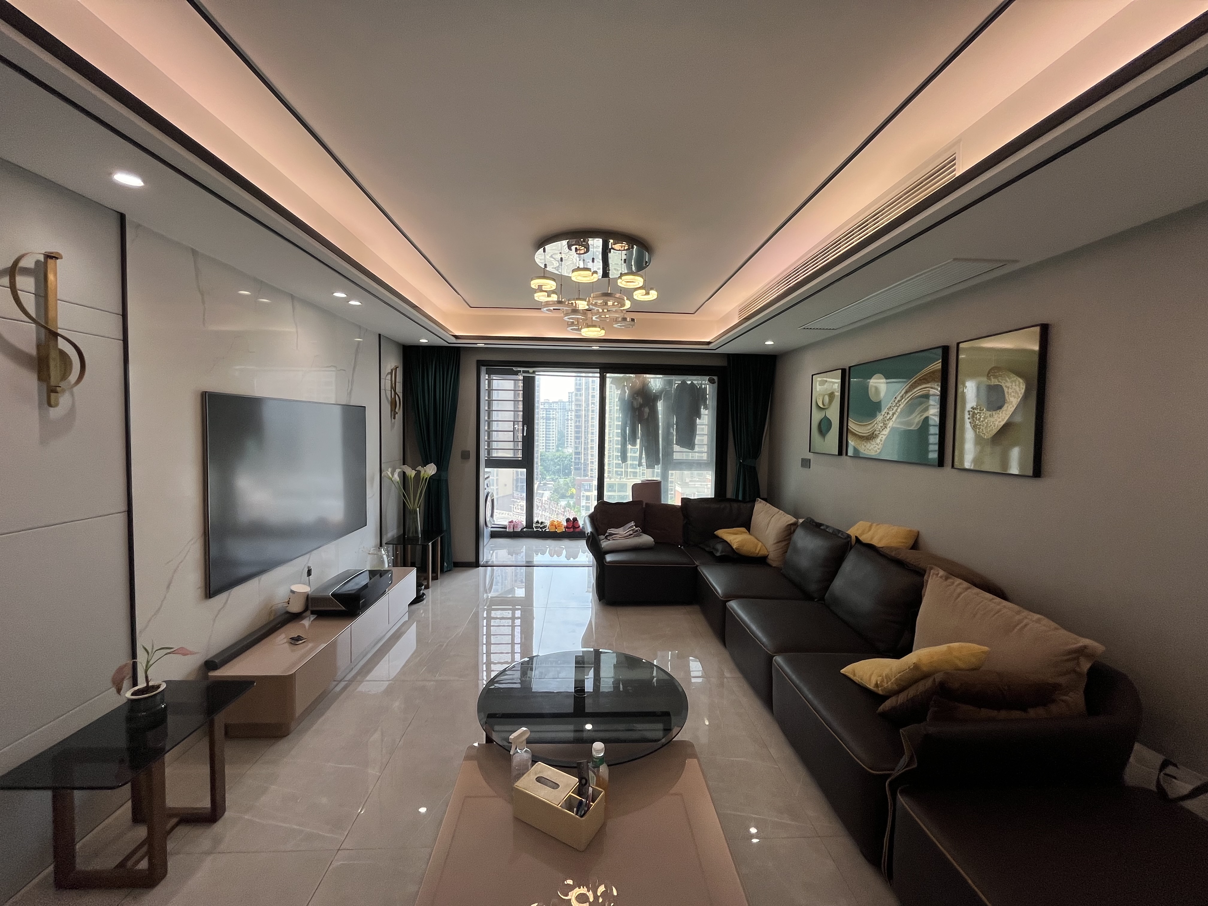 森林国际新装修全屋中央空调暖气片湖景房