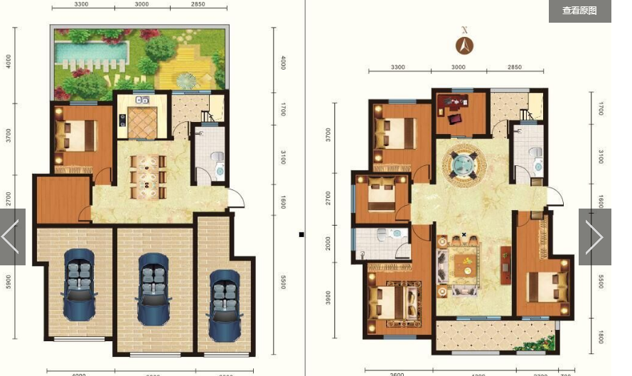 绿地香格里拉复式楼带车库赠送大院子南北通透