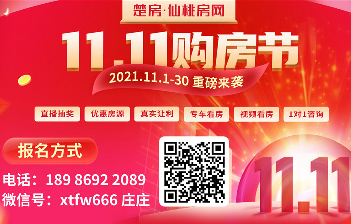 惠购十一月 美好焕新家 “11.11”购房节震撼上线！