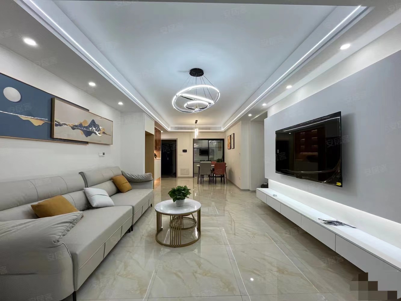 城南福星城，证满二，一天未住，全新精装，随十看房