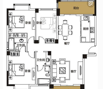 城南中芯紫金城大三房双阳台证满二楼层采光超好学笑都很近诚心出售看房方便