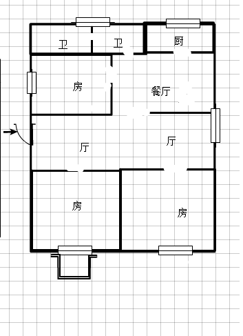 老八中旁水利局宿舍精装修3房采光好步梯4楼可以贷款方便看房