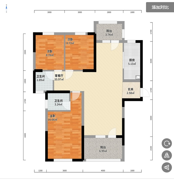 满庭春，南北双阳台带供暖装修毛坯价老证诚意出售看房方便，