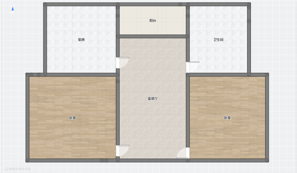 和园公馆精装两房步梯好楼层