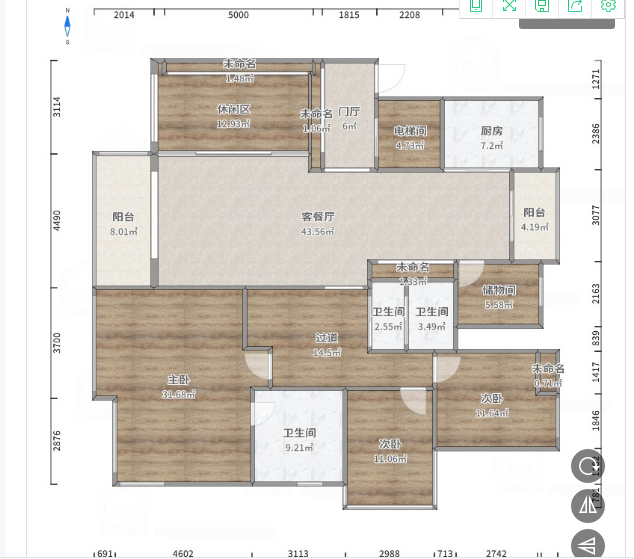 新城一号电梯洋房一梯一户装修好大平层环境优美南北通透证件满二