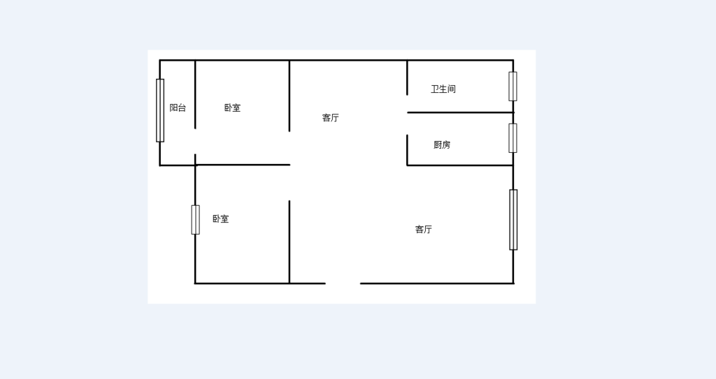 副食品厂宿舍全新装修三房中间楼层看房方便