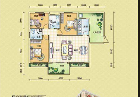 阳光田园国际 精装四房 中间楼层 成色新 满二