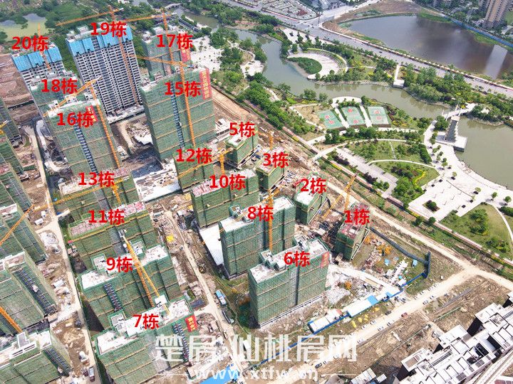 蓝天花园4月工程进度：好品质筑就好生活