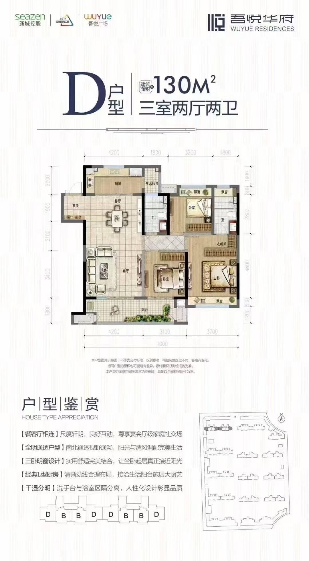 急卖，城南，吾悦广场，现房，毛坯三房两卫，好楼层14楼，房东包满二，单价6000