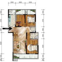 元泰未来城.毛坯大三房.南北通透.双阳台.看房方便