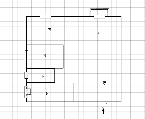 宏达路惠联市场正对面一建宿舍三房两厅小区可停车诚心卖 看房