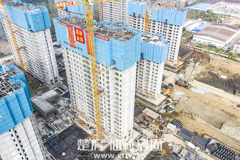 城势而上丨城发投·书馨雅苑10#楼封顶仪式圆满举行