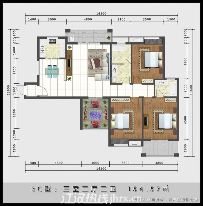金诚花园地段好精装大四房看房有钥匙