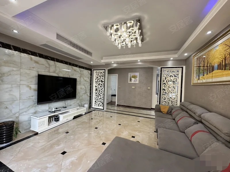 捡漏，新城壹号大平层，单价5500，精装4房，好楼层，全屋中央空调，南北双阳台，保养好