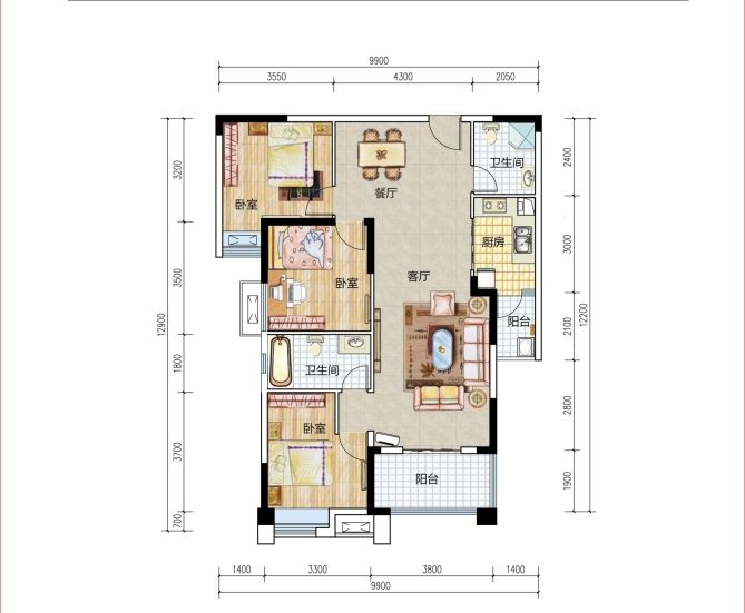南国明珠南国明珠毛坯三房好户型好楼层可随看房