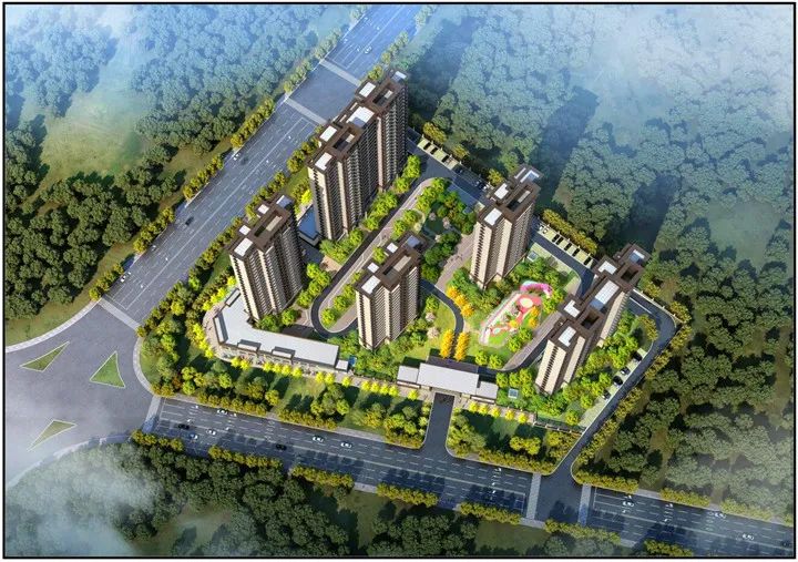 新城大道南侧、绿湾小学对面！新盘【毅腾花园】公示出炉