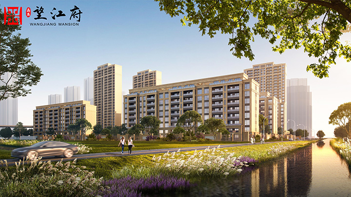 鼎立·望江府丨匠筑多重园林景观，享滨江自然生活