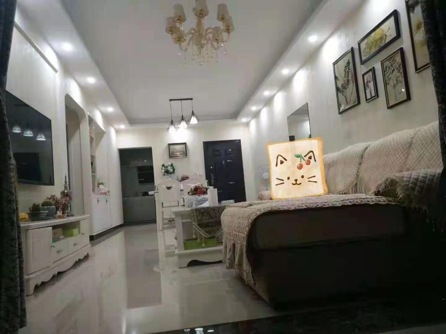 福星城婚装全明户2室2厅1卫1阳台,格局工整合理超高的