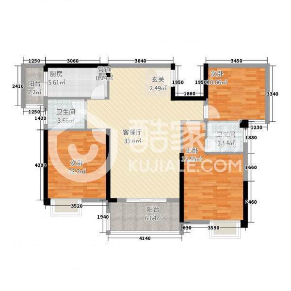 实验叁晓门口，新城一号，精装三房，南北通透，证件满二，成色新，看房方便