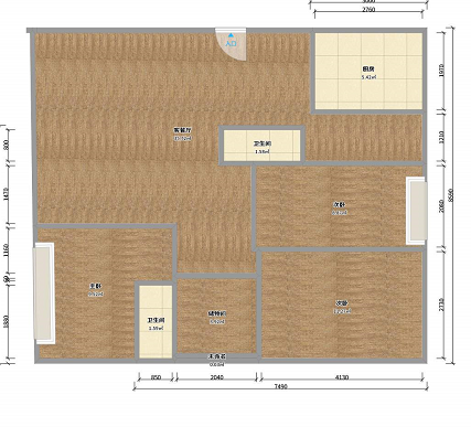 森林国际洋房出租中间楼层户型方正房东诚意出租
