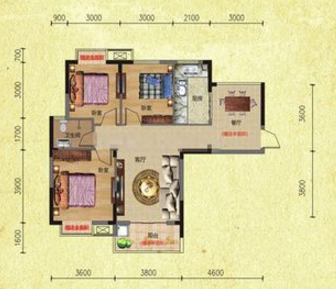 紫润尚城中间楼层南北通透前后无遮挡看房方便可贷款