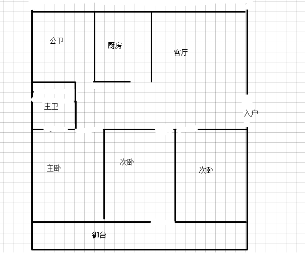 直降4万急售德政园布诺尼拎包入住三室两厅两卫距仙桃 一墙之隔步梯中间楼层