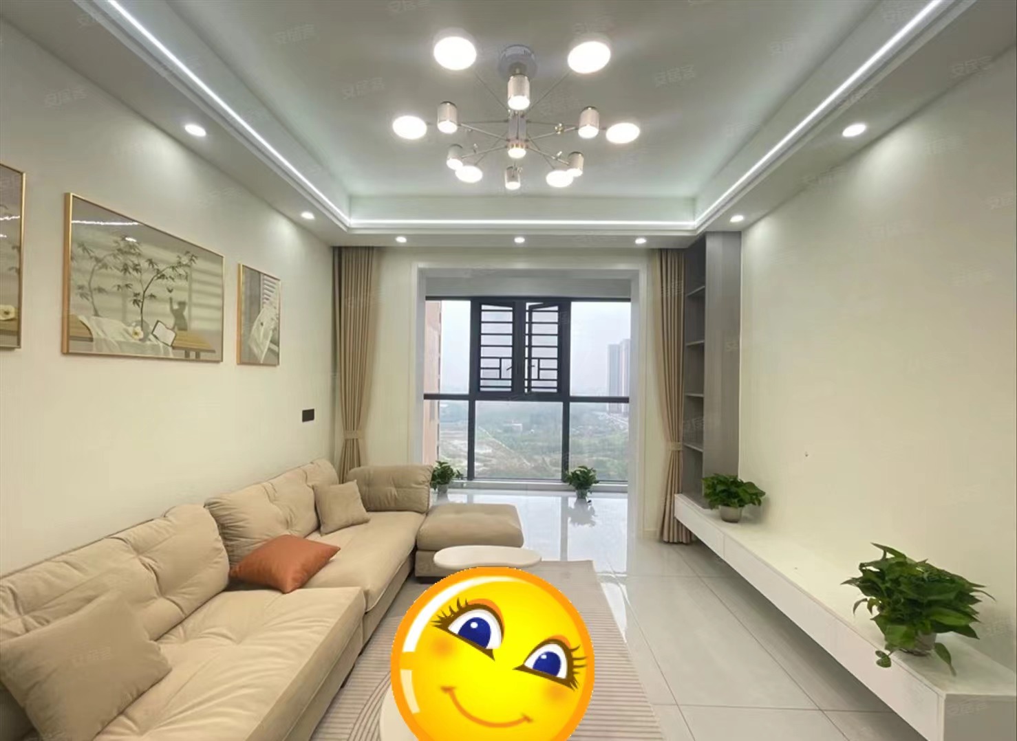 46，捡漏，全新装修三房 ，队口仙桃xiao学风和日丽三中，证件满两年 ，电梯中间楼层