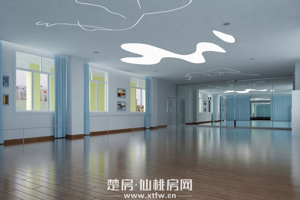 大洪万福广场四楼100平米舞蹈室低价转租