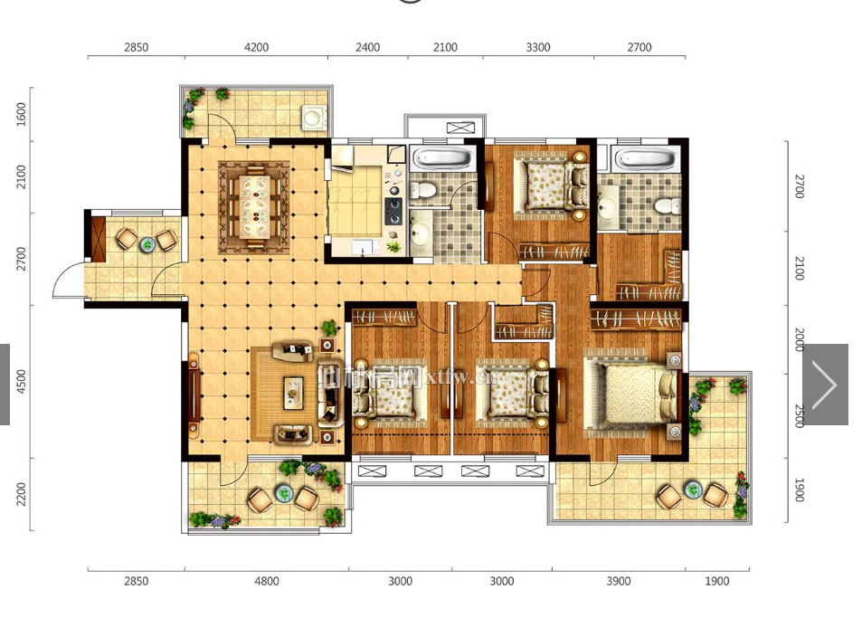 满庭春192平大平层毛坯湖景房没有不喜欢的道理带车位