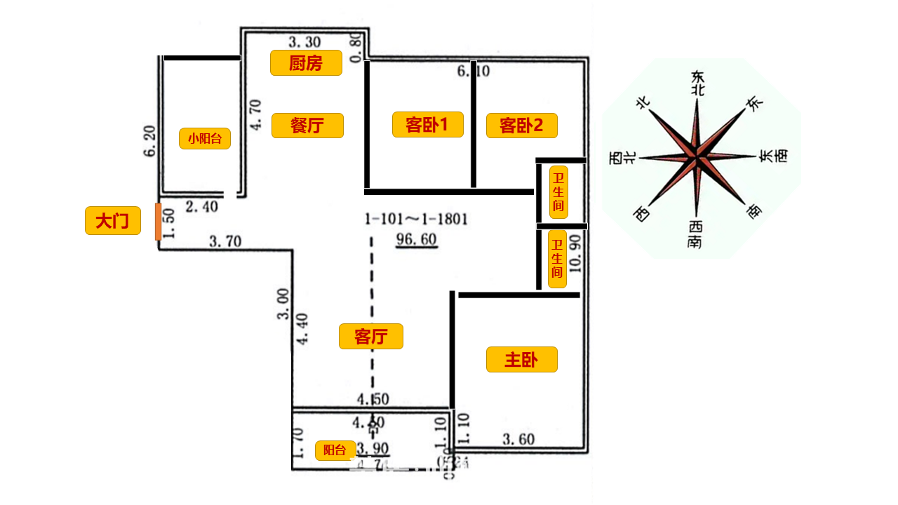 湖北省仙桃市干河街道滨江花园（电梯房-多送小阳台）