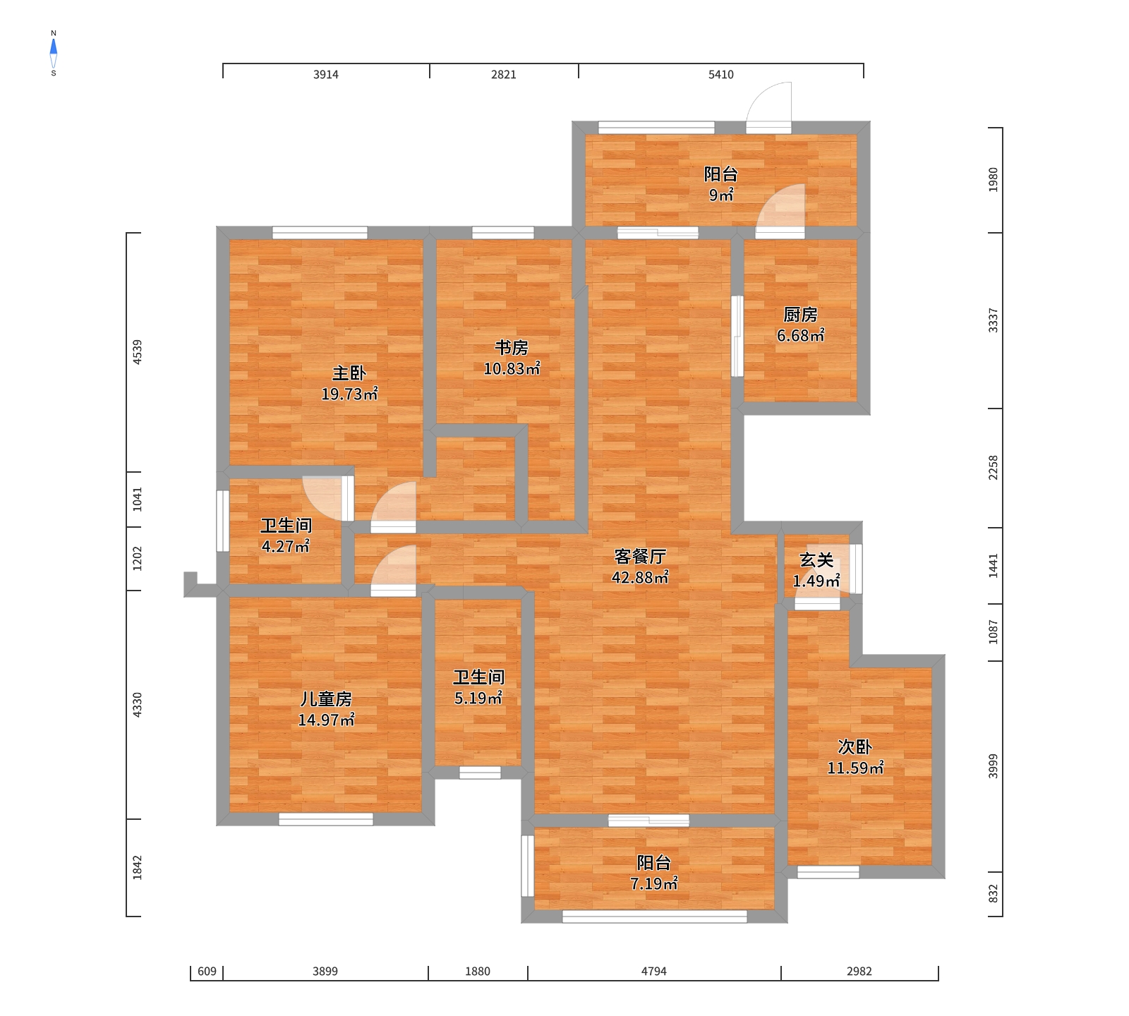 森林国际城2梯2户大平层四房湖景房楼层好视野开阔看房方便支持贷款