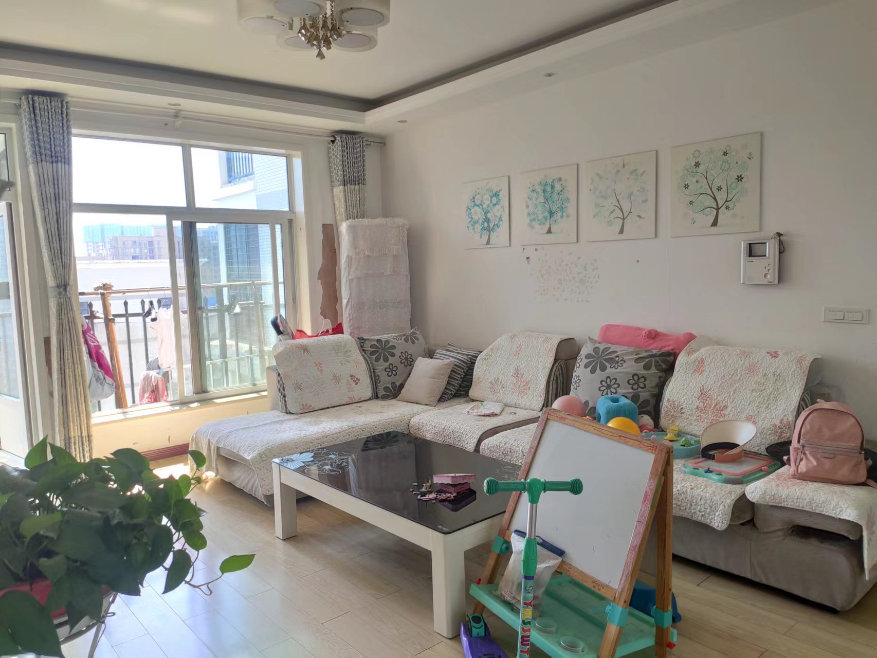 阳光田园国际送入户花园精装修三室两厅两卫满二证在手南北通透双阳台