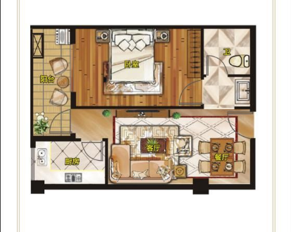 大洪万福广场邻里惠公寓带天然气看房方便两房精装修沔中旁边优秀的很