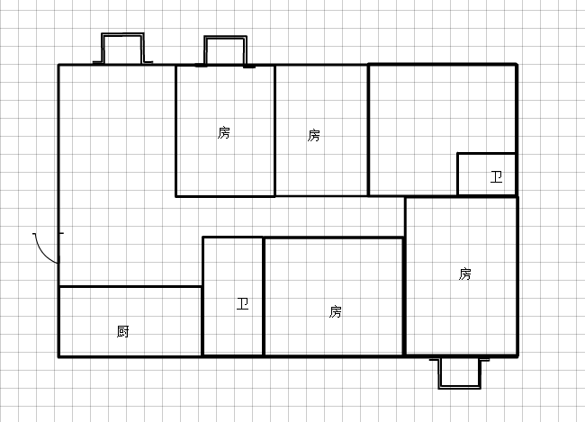 三丰ding城电梯中层湖景边户满二四房三阳台