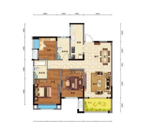 环球广场毛坯三房南北通透中间楼层看房方便