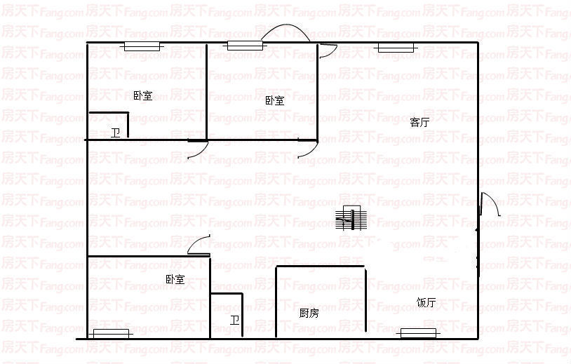德美花苑西桥附近三房两卫好楼层 菜场很近生活便利