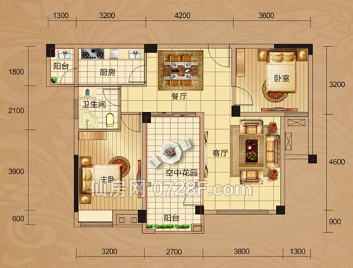 新城壹号稀缺小三房装修只卖毛坯价看房方便