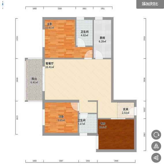 润泽天下三房中间楼层方便看房采光好带装修